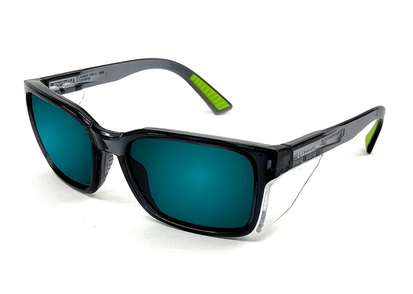 UV Wraps 6206 Safety Sunglasses - Blue Green Mirror (6206B-PCSM)